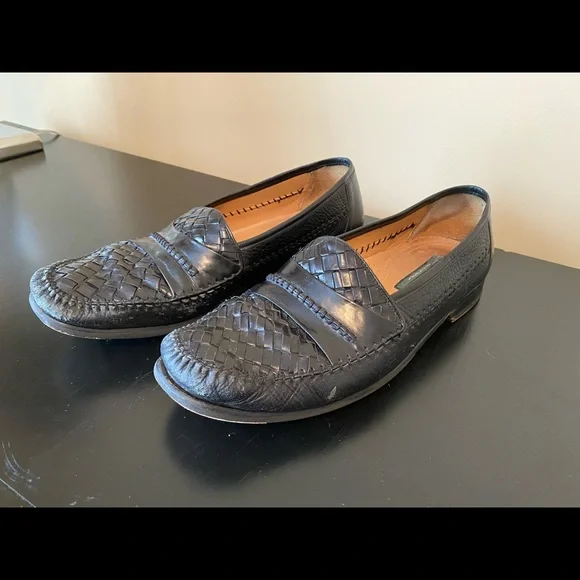 Avventura Mens Woven Loafers, Size 12 AVVENTURA THE ART OF FOOTWEAR WOVEN LOAFERS COGNAC LEATHER  main image 4